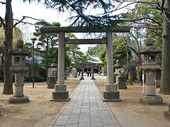 品川神社の参道
