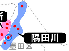 隅田川七福神マップ