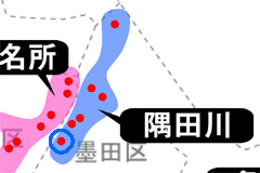 隅田川 七福神マップ