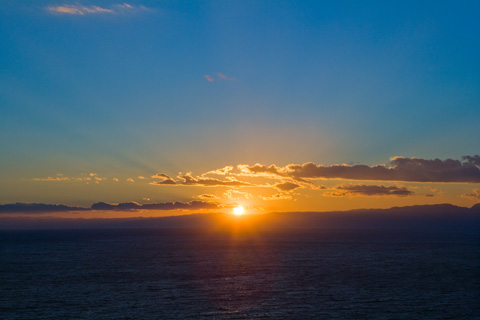江の島 夕陽