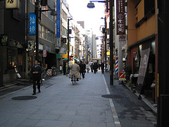 日本橋の商店街
