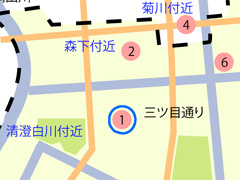 江戸歴史散策マップ「雲光院」