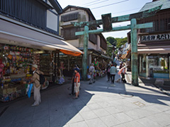 江の島参道の入口