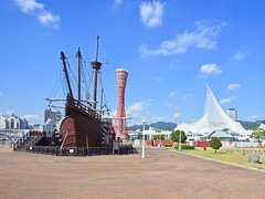 屋外展示・復元帆船「サンタマリア」